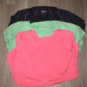 Bundle of workout shirts